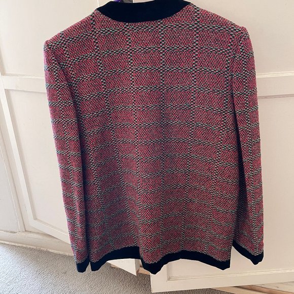 Castleberry Mod Geometric Design Knit Jacket - Picture 4 of 7